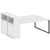 Metal System Quattro Р. ст. с шкафом-купе на О-образном м/к 40БО.РС-СШК-2.5 Т Акация/Антрацит металл 2210*1475*1098 Metal System Quattro Р. ст. с шкафом-купе на О-образном м/к 40БО.РС-СШК-2.5 Т Акация/Антрацит металл 2210*1475*1098