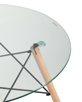 Стол Eames DSW D80 черный Стол Eames DSW D80 черный