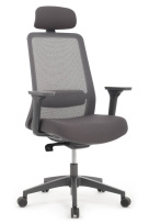 Кресло WORK W-218C Grey Серый пластик/Серая сетка 65-64-113-123