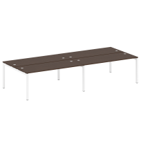 Metal System Quattro Р. ст. на 4 раб. места на П-образном м/к 50БП.СМ-4.5 Акация/Антрацит металл 3600*1475*750 Metal System Quattro Р. ст. на 4 раб. места на П-образном м/к 50БП.СМ-4.5 Акация/Антрацит металл 3600*1475*750