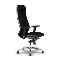 Кресло для руководителя Метта L 1m 40M/2D_17838_Кожа перфорированная NewLeather – Черный Кресло для руководителя Метта L 1m 40M/2D_17838_Кожа перфорированная NewLeather – Черный