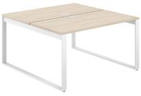 Стол-бенч с лючком Allegro / 1600×1238×750 / Профиль О-образный: 70×20 Белый / Столешница: Белый / AG.133.WH.L.72.WH Стол-бенч с лючком Allegro / 1600×1238×750 / Профиль О-образный: 70×20 Белый / Столешница: Белый / AG.133.WH.L.72.WH