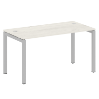 Metal System Quattro Стол офисный на П-образном м/к 50БП.СП-3 Вяз/Мокко металл 1400×720×750 Metal System Quattro Стол офисный на П-образном м/к 50БП.СП-3 Вяз/Мокко металл 1400×720×750