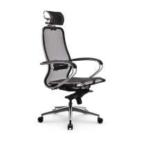 Кресло для руководителя Samurai S-2.041 Infinity Easy Clean черный плюс