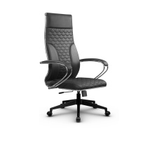 Кресло для руководителя Метта L 1c 44C/K_17832 Кожа перфорированная NewLeather – Черный Кресло для руководителя Метта L 1c 44C/K_17832 Кожа перфорированная NewLeather – Черный