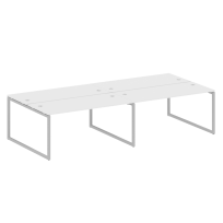 Metal System Quattro Р. ст. на 4 раб. места на О-образном м/к 40БО.СМ-4.4 Акация/Антрацит металл 3200*1475*750 Metal System Quattro Р. ст. на 4 раб. места на О-образном м/к 40БО.СМ-4.4 Акация/Антрацит металл 3200*1475*750