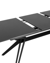 Стол обеденный Олимпия раскладной 180-230×90 керамика темная
