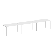 Metal System Quattro Р. ст. на 3 раб. места на П-образном м/к 40БП.СМ-3.3 Акация/Антрацит металл 4200*720*750 Metal System Quattro Р. ст. на 3 раб. места на П-образном м/к 40БП.СМ-3.3 Акация/Антрацит металл 4200*720*750