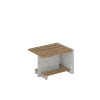 Журнальный столик модерн Wood&Stone / СФ-531601 / Столешница, полка: Дуб Чарльстон, Опоры: Бетон Чикаго Журнальный столик модерн Wood&Stone / СФ-531601 / Столешница, полка: Дуб Чарльстон, Опоры: Бетон Чикаго