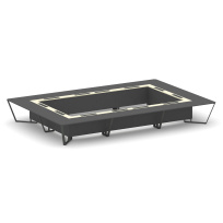 Стол для переговоров прямоугольный Steel Meet KM-PR.B.SP-26K2 / Тиквуд Светлый – Графит Глянец – Металл Антрацит / 6000×4000×750 Стол для переговоров прямоугольный Steel Meet KM-PR.B.SP-26K2 / Тиквуд Светлый – Графит Глянец – Металл Антрацит / 6000×4000×750