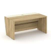 Corner Стол руководителя прямой без тумбы COR.SR-16 Орех лоренцо/Графит 1600×900×750 Corner Стол руководителя прямой без тумбы COR.SR-16 Орех лоренцо/Графит 1600×900×750