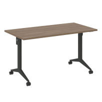 X-Pull Стол складной мобильный X.M-3.7 Тиквуд тёмный/Белый металл 1380×720×753 X-Pull Стол складной мобильный X.M-3.7 Тиквуд тёмный/Белый металл 1380×720×753