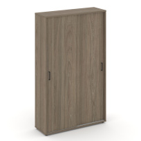Шкаф-купе для одежды Style Project SN.SHK-003 / Акация Лорка – Белый – Черные ручки / 1200×400×1982 Шкаф-купе для одежды Style Project SN.SHK-003 / Акация Лорка – Белый – Черные ручки / 1200×400×1982
