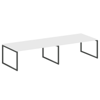 Metal System Quattro Перег. стол (2 столешницы) на О-образном м/к 40БО.ПРГ-2.5 Акация/Антрацит металл 3600*1235*750 Metal System Quattro Перег. стол (2 столешницы) на О-образном м/к 40БО.ПРГ-2.5 Акация/Антрацит металл 3600*1235*750
