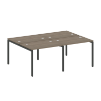 Metal System Quattro Р. ст. на 4 раб. места на П-образном м/к 40БП.СМ-4.1 Акация/Антрацит металл 2000*1475*750 Metal System Quattro Р. ст. на 4 раб. места на П-образном м/к 40БП.СМ-4.1 Акация/Антрацит металл 2000*1475*750