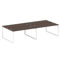 Metal System Quattro Р. ст. на 4 раб. места на О-образном м/к 50БО.СМ-4.4 Акация/Антрацит металл 3200*1475*750 Metal System Quattro Р. ст. на 4 раб. места на О-образном м/к 50БО.СМ-4.4 Акация/Антрацит металл 3200*1475*750