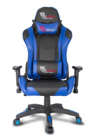 Геймерское кресло CLG-801LXH BLUE кожа PU Синий / крестовина пластик