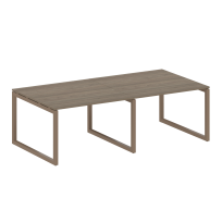 Metal System Quattro Перег. стол (2 столешницы) на О-образном м/к 50БО.ПРГ-2.2 Акация/Антрацит металл 2400*1235*750 Metal System Quattro Перег. стол (2 столешницы) на О-образном м/к 50БО.ПРГ-2.2 Акация/Антрацит металл 2400*1235*750