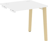 Onix Wood Стол-приставка OW.SPR-0.7 Дуб Мали/Дуб Светлый/Металл Белый 780*720*750 Onix Wood Стол-приставка OW.SPR-0.7 Дуб Мали/Дуб Светлый/Металл Белый 780*720*750
