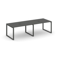 Стол для переговоров Style Project SN-6O.SPRG-013 Акация Лорка/Металл Черный 2760×980×750 Стол для переговоров Style Project SN-6O.SPRG-013 Акация Лорка/Металл Черный 2760×980×750