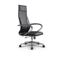 Кресло для руководителя Метта L 1c 44C/K_17834 Кожа перфорированная NewLeather – Черный Кресло для руководителя Метта L 1c 44C/K_17834 Кожа перфорированная NewLeather – Черный