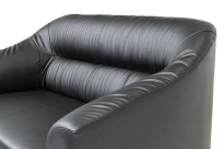 Двухместный диван Райт Вуд Euroforma / Экокожа Euroline / Черный 9100 / 1450×850×920 Двухместный диван Райт Вуд Euroforma / Экокожа Euroline / Черный 9100 / 1450×850×920