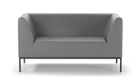 Двухместный диван Ультра 2.0 Euroforma / Экокожа Euroline / Черный / 1420×720×750 Двухместный диван Ультра 2.0 Euroforma / Экокожа Euroline / Черный / 1420×720×750
