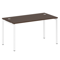 Metal System Quattro Стол офисный на П-образном м/к 40БП.СП-3 Вяз/Мокко металл 1400×720×750 Metal System Quattro Стол офисный на П-образном м/к 40БП.СП-3 Вяз/Мокко металл 1400×720×750
