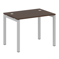 Metal System Quattro Стол офисный на П-образном м/к 50БП.СП-1 Вяз/Мокко металл 1000×720×750 Metal System Quattro Стол офисный на П-образном м/к 50БП.СП-1 Вяз/Мокко металл 1000×720×750