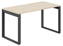 Стол офисный с лючком Allegro / 1200×600×750 / Профиль О-образный: 70×20 Антрацит / Столешница: Белый / AG.101.WH.L.72.AN Стол офисный с лючком Allegro / 1200×600×750 / Профиль О-образный: 70×20 Антрацит / Столешница: Белый / AG.101.WH.L.72.AN