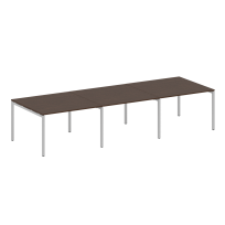 Metal System Quattro Перег. стол (3 столешницы) на П-оразном м/к 40БП.ПРГ-3.2 Акация/Антрацит металл 3600*1235*750 Metal System Quattro Перег. стол (3 столешницы) на П-оразном м/к 40БП.ПРГ-3.2 Акация/Антрацит металл 3600*1235*750