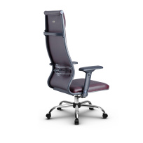 Кресло для руководителя Метта L 1m 42/4D_17833_Кожа перфорированная NewLeather – Темно-коричневый Кресло для руководителя Метта L 1m 42/4D_17833_Кожа перфорированная NewLeather – Темно-коричневый