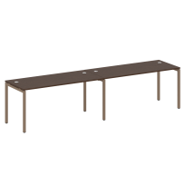 Metal System Quattro Р. ст. на 2 раб. места на П-образном м/к 40БП.СМ-2.4 Акация/Антрацит металл 3200*720*750 Metal System Quattro Р. ст. на 2 раб. места на П-образном м/к 40БП.СМ-2.4 Акация/Антрацит металл 3200*720*750