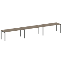 Metal System Quattro Р. ст. на 3 раб. места на П-образном м/к 40БП.СМ-3.5 Акация/Антрацит металл 5400*720*750 Metal System Quattro Р. ст. на 3 раб. места на П-образном м/к 40БП.СМ-3.5 Акация/Антрацит металл 5400*720*750