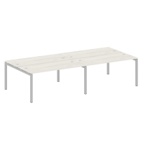 Metal System Quattro Р. ст. на 4 раб. места на П-образном м/к 50БП.СМ-4.4 Акация/Антрацит металл 3200*1475*750 Metal System Quattro Р. ст. на 4 раб. места на П-образном м/к 50БП.СМ-4.4 Акация/Антрацит металл 3200*1475*750