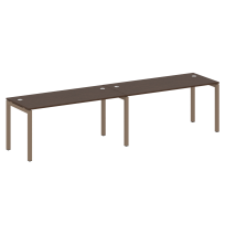 Metal System Quattro Р. ст. на 2 раб. места на П-образном м/к 50БП.СМ-2.4 Акация/Антрацит металл 3200*720*750 Metal System Quattro Р. ст. на 2 раб. места на П-образном м/к 50БП.СМ-2.4 Акация/Антрацит металл 3200*720*750