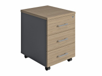 Тумба выкатная NPW-406 L3 вяз натуральный/антрацит Тумба выкатная NPW-406 L3 вяз натуральный/антрацит