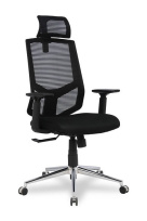 Кресло для руководителя College HLC-1500HLX/GREY Спинка - сетка Серый / Сиденье - полиэстер Серый Кресло для руководителя College HLC-1500HLX/GREY Спинка - сетка Серый / Сиденье - полиэстер Серый