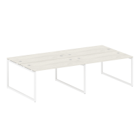 Metal System Quattro Р. ст. на 4 раб. места на О-образном м/к 40БО.СМ-4.3 Акация/Антрацит металл 2800*1475*750 Metal System Quattro Р. ст. на 4 раб. места на О-образном м/к 40БО.СМ-4.3 Акация/Антрацит металл 2800*1475*750