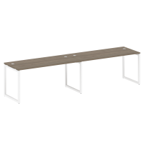 Metal System Quattro Р. ст. на 2 раб. места на О-образном м/к 40БО.СМ-2.4 Акация/Антрацит металл 3200*720*750 Metal System Quattro Р. ст. на 2 раб. места на О-образном м/к 40БО.СМ-2.4 Акация/Антрацит металл 3200*720*750