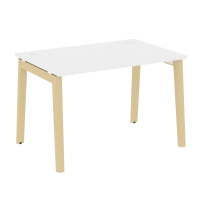 Onix Wood Стол офисный OW.SP-2.8 Дуб мали/Дуб светлый/Белый металл 1180×800×750 Onix Wood Стол офисный OW.SP-2.8 Дуб мали/Дуб светлый/Белый металл 1180×800×750