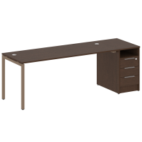 Metal System Quattro Р. ст. с тумбой на П-образном м/к 40БП.РС-СТП-1.5 Акация/Антрацит металл 2212*720*750 Metal System Quattro Р. ст. с тумбой на П-образном м/к 40БП.РС-СТП-1.5 Акация/Антрацит металл 2212*720*750