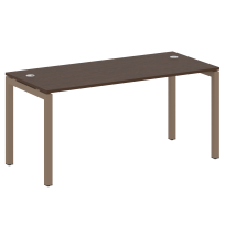 Metal System Quattro Стол офисный на П-образном м/к 50БП.СП-4 Вяз/Мокко металл 1600×720×750 Metal System Quattro Стол офисный на П-образном м/к 50БП.СП-4 Вяз/Мокко металл 1600×720×750