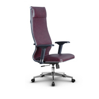 Кресло для руководителя Метта L 1m 42/4D_17834_Кожа перфорированная NewLeather – Темно-коричневый Кресло для руководителя Метта L 1m 42/4D_17834_Кожа перфорированная NewLeather – Темно-коричневый