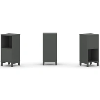 Стеллаж-перегородка двухсторонний низкий двухъярусный Style Project SN.NSD-211 Тиквуд Светлый/Металл Белый 387×400×881 Стеллаж-перегородка двухсторонний низкий двухъярусный Style Project SN.NSD-211 Тиквуд Светлый/Металл Белый 387×400×881