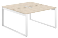 Стол-бенч с лючком Allegro / 1200×1438×750 / Профиль О-образный: 70×20 Белый / Столешница: Белый / AG.134.WH.L.72.WH Стол-бенч с лючком Allegro / 1200×1438×750 / Профиль О-образный: 70×20 Белый / Столешница: Белый / AG.134.WH.L.72.WH