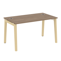 Onix Wood Direct Стол руководителя OW.SRR-3.8 Белый бриллиант/Дуб светлый/Белый металл 1380*800*750 Onix Wood Direct Стол руководителя OW.SRR-3.8 Белый бриллиант/Дуб светлый/Белый металл 1380*800*750