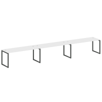 Metal System Quattro Р. ст. на 3 раб. места на О-образном м/к 40БО.СМ-3.5 Акация/Антрацит металл 5400*720*750 Metal System Quattro Р. ст. на 3 раб. места на О-образном м/к 40БО.СМ-3.5 Акация/Антрацит металл 5400*720*750