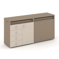 Estetica Набор №4. Тумба двойная+топ ES.NB.2T-4 Латте/Тиквуд тёмный 1500×410×750 Estetica Набор №4. Тумба двойная+топ ES.NB.2T-4 Латте/Тиквуд тёмный 1500×410×750