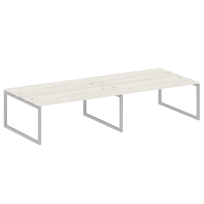 Metal System Quattro Р. ст. на 4 раб. места на О-образном м/к 50БО.СМ-4.5 Акация/Антрацит металл 3600*1475*750 Metal System Quattro Р. ст. на 4 раб. места на О-образном м/к 50БО.СМ-4.5 Акация/Антрацит металл 3600*1475*750